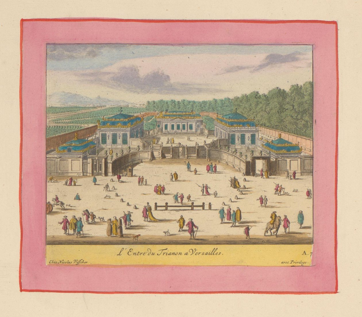 Zugang zum Grand Trianon in Versailles door Willem Swidde
