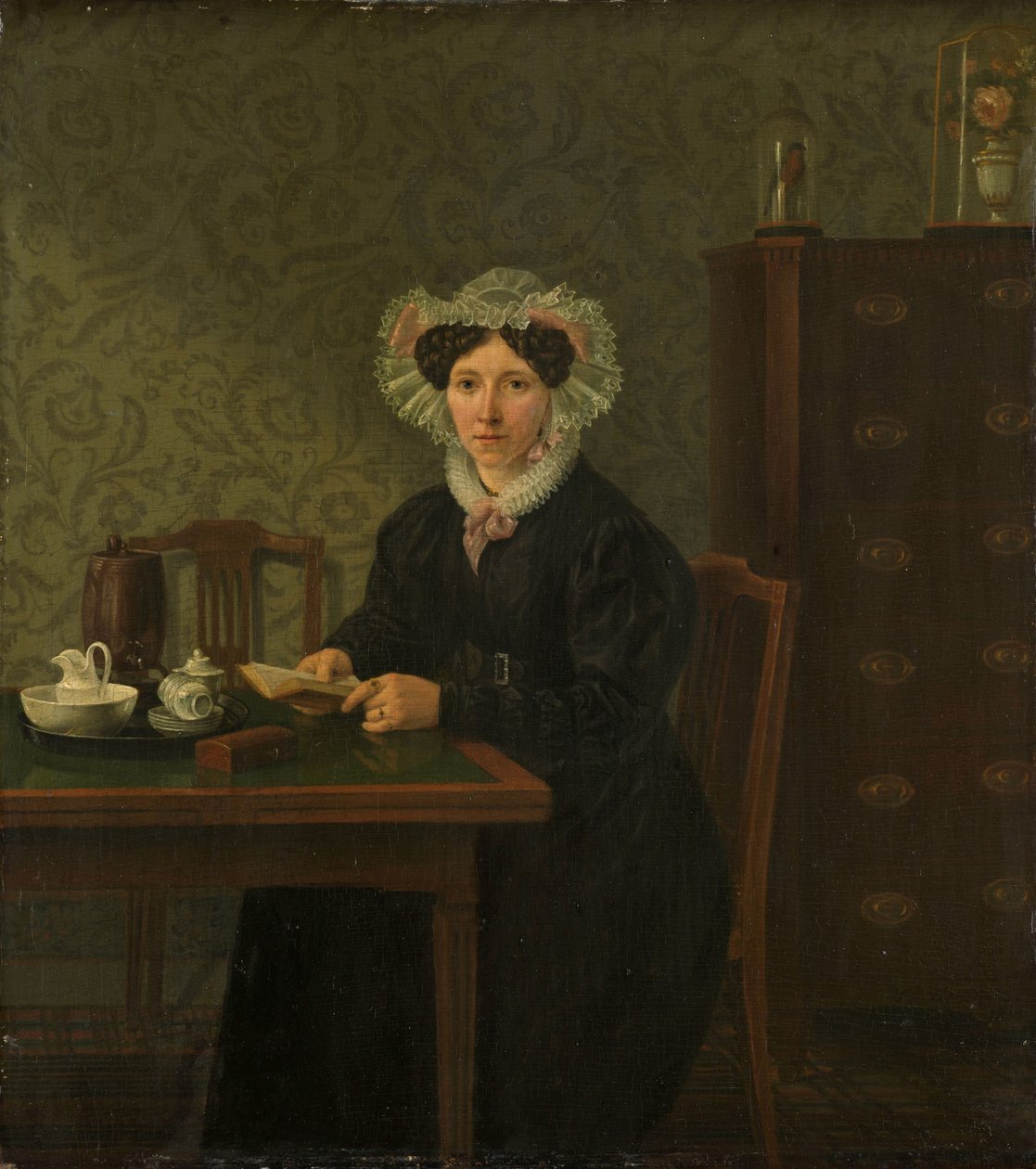 Portret van een Vrouw door Willem Uppink