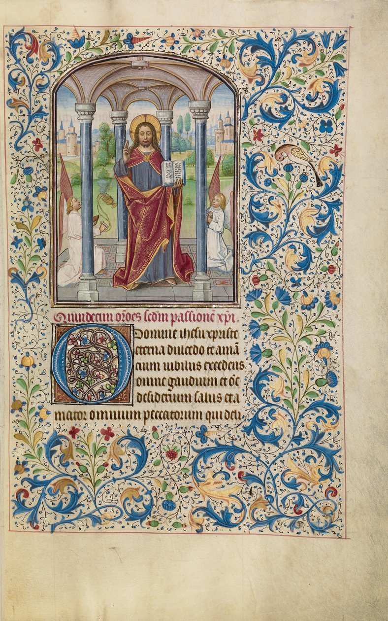Christus segnet door Willem Vrelant