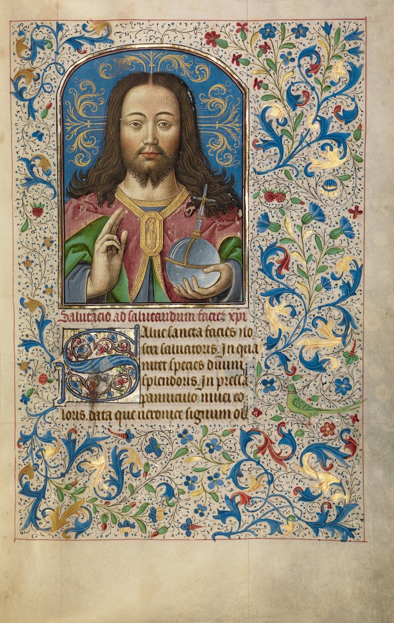 Salvator Mundi door Willem Vrelant