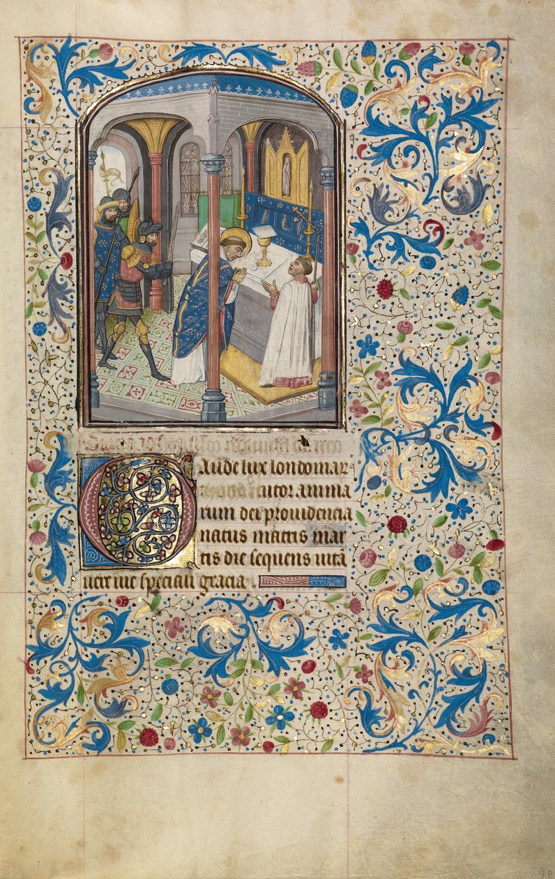 Das Martyrium des Heiligen Thomas Becket door Willem Vrelant