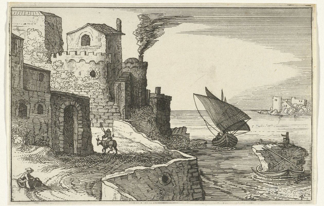 Kustdorp door Willem van Nieulandt (II)
