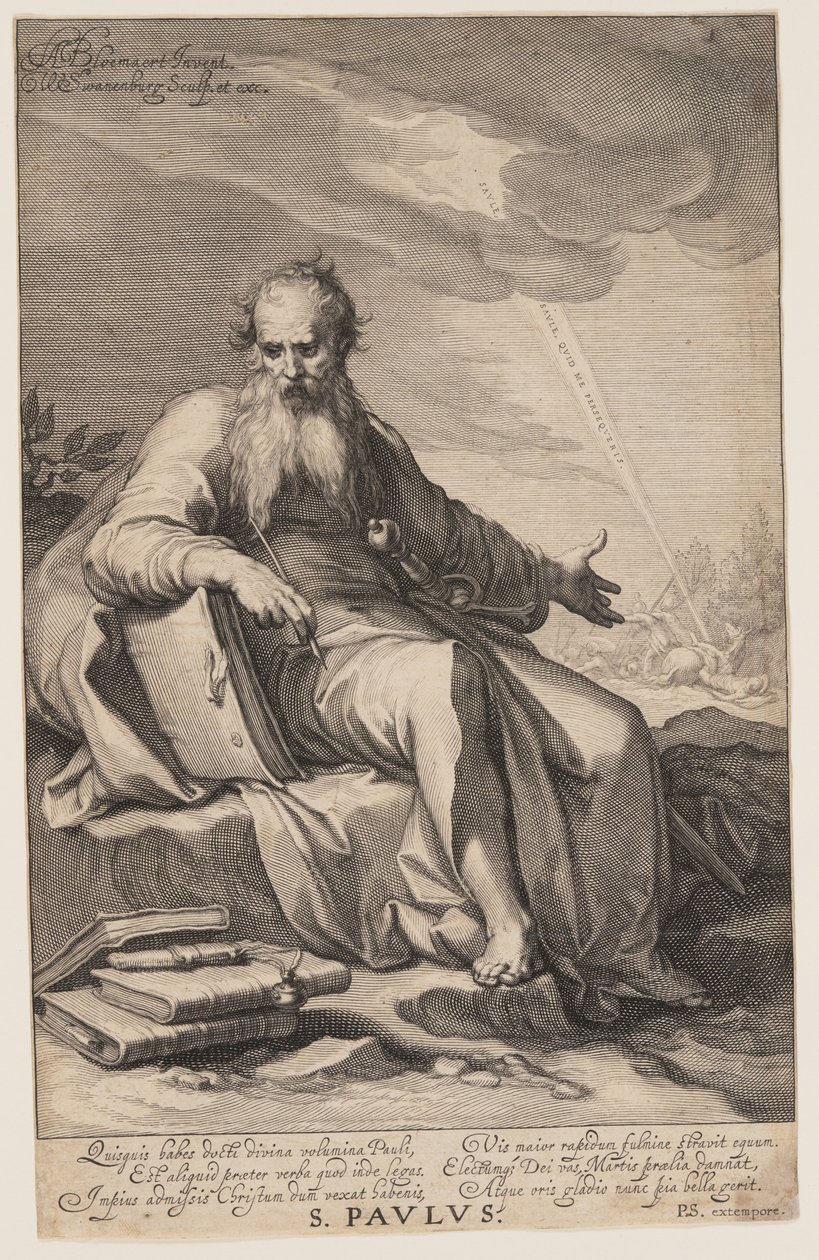 Paulus, uit Zondaars van het Oude en Nieuwe Testament door Willem van Swanenburgh