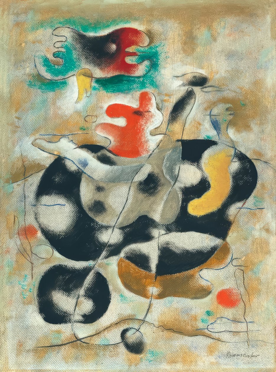 Eidos Drijvend door Willi Baumeister