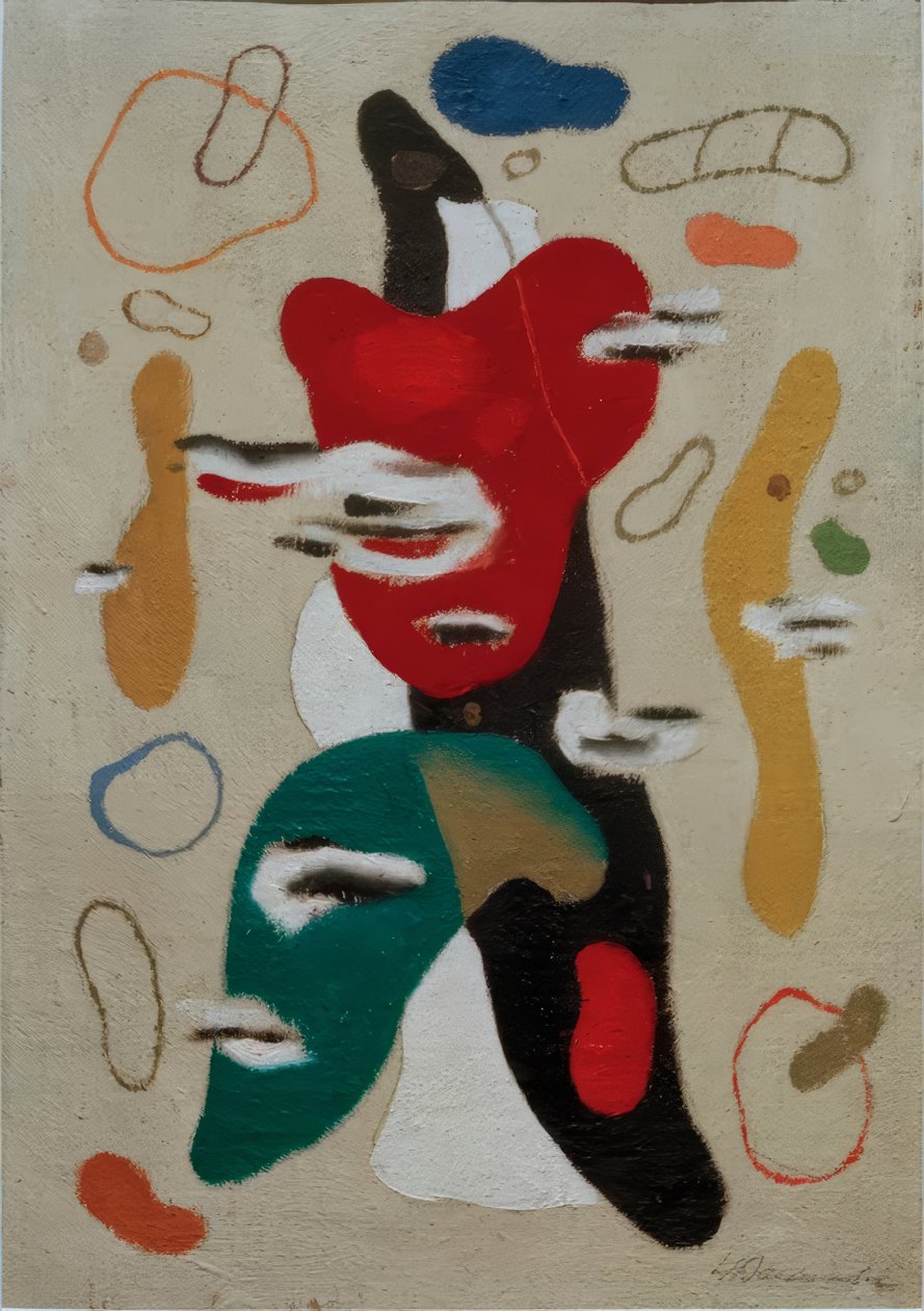 Vlamfiguur door Willi Baumeister