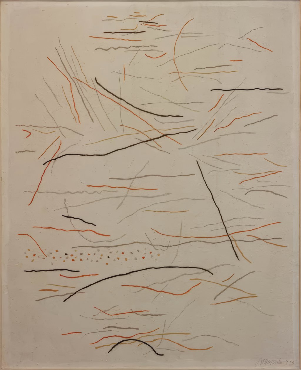 lijnen door Willi Baumeister