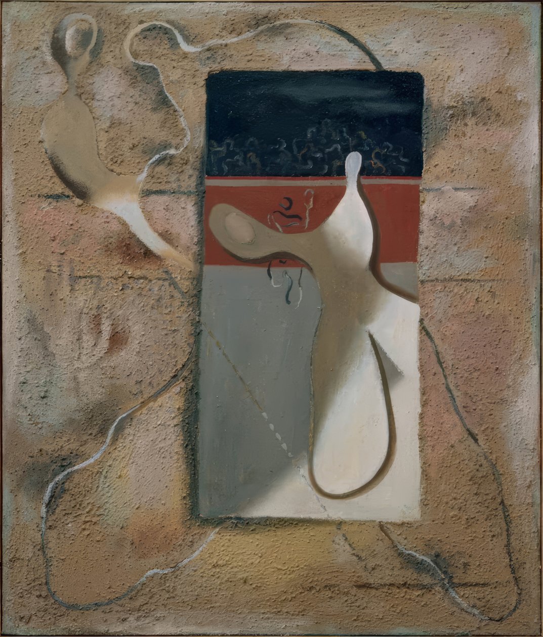 Tennis door Willi Baumeister