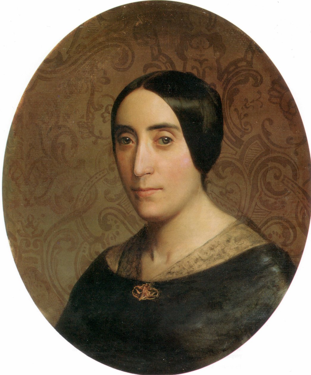 Portret van Amelina Dufaud Bouguereau door William Adolphe Bouguereau