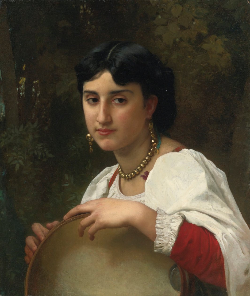 Italiaanse met de Tamboerijn door William-Adolphe Bouguereau