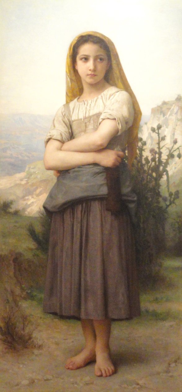 Jong Meisje door William Adolphe Bouguereau