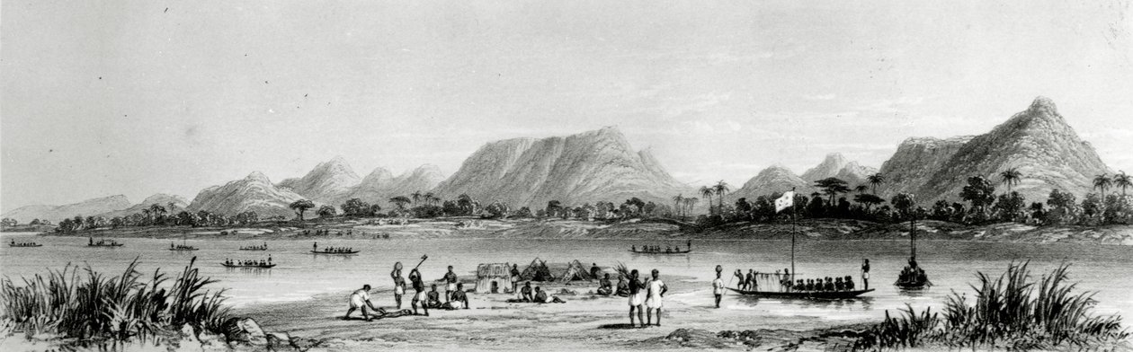Bergen en marktkano