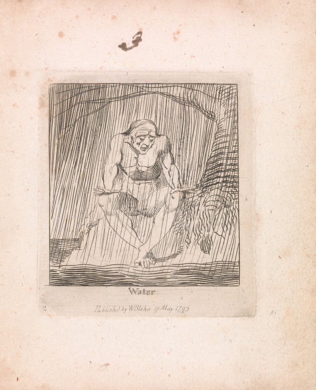Voor Kinderen. De Poorten van het Paradijs, Plaat 4 door William Blake