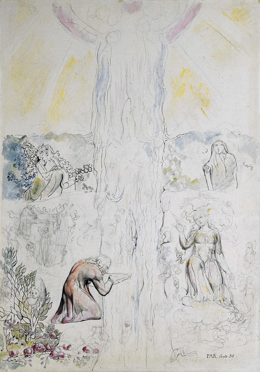 Illustraties bij Dantes Goddelijke door William Blake