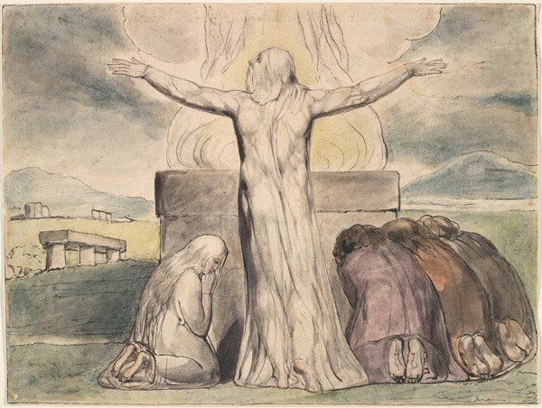 Jobs kwade dromen door William Blake