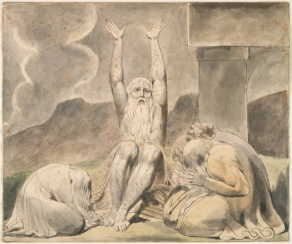 Jobs kwade dromen door William Blake