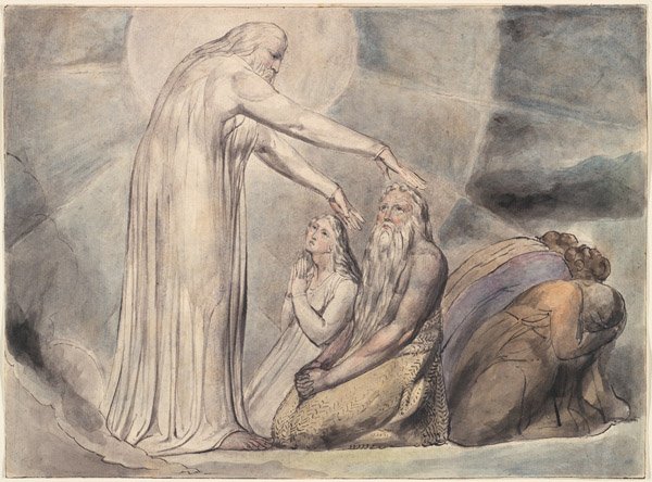 Jobs kwade dromen door William Blake