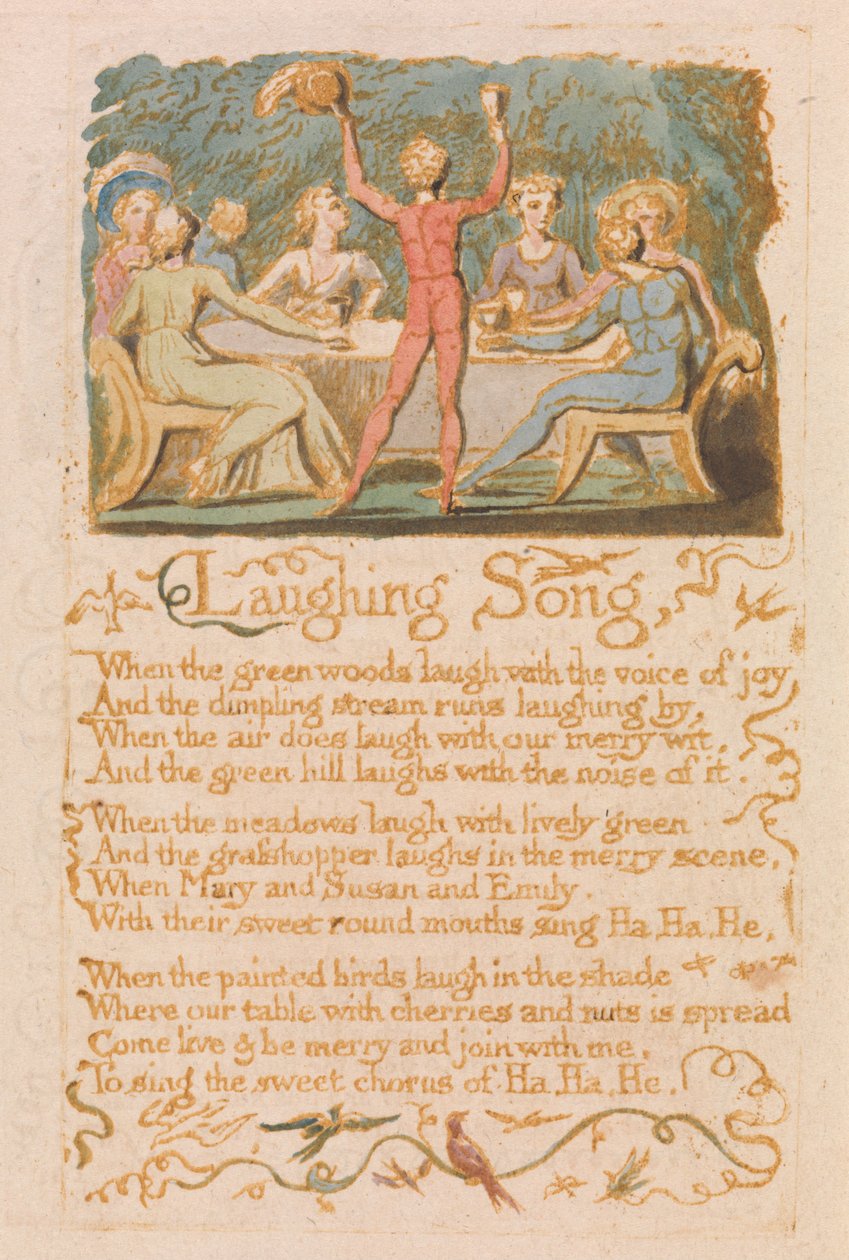 Liederen van Onschuld, Plaat 28 door William Blake