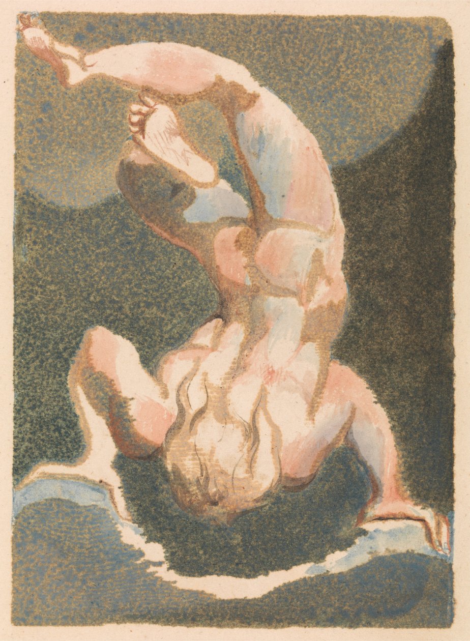 Het eerste boek van Urizen, plaat 14 (Bentley 14) door William Blake