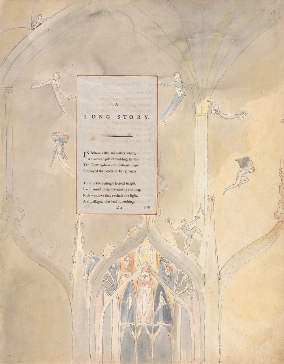 De Gedichten van Thomas Gray, Ontwerp 25 door William Blake