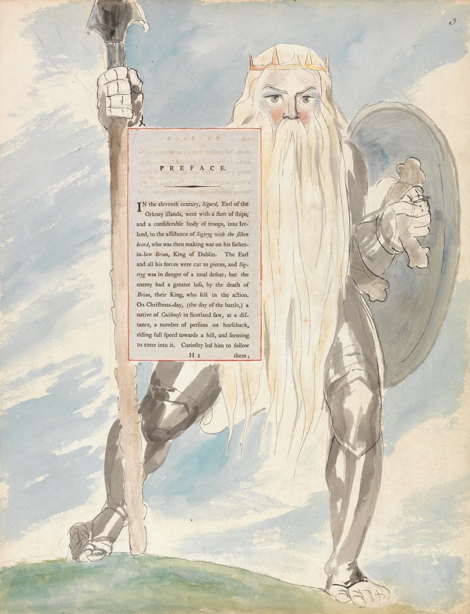 De Gedichten van Thomas Gray, Ontwerp 69 door William Blake
