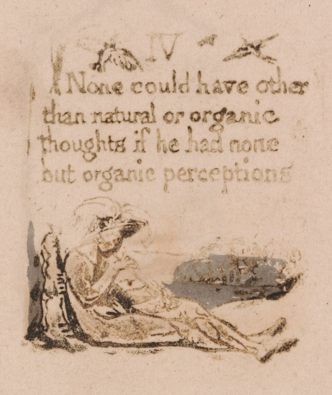 There Is No Natural Religion, Plaat 6, IV Niemand zou kunnen . . . . (Bentley a7) door William Blake