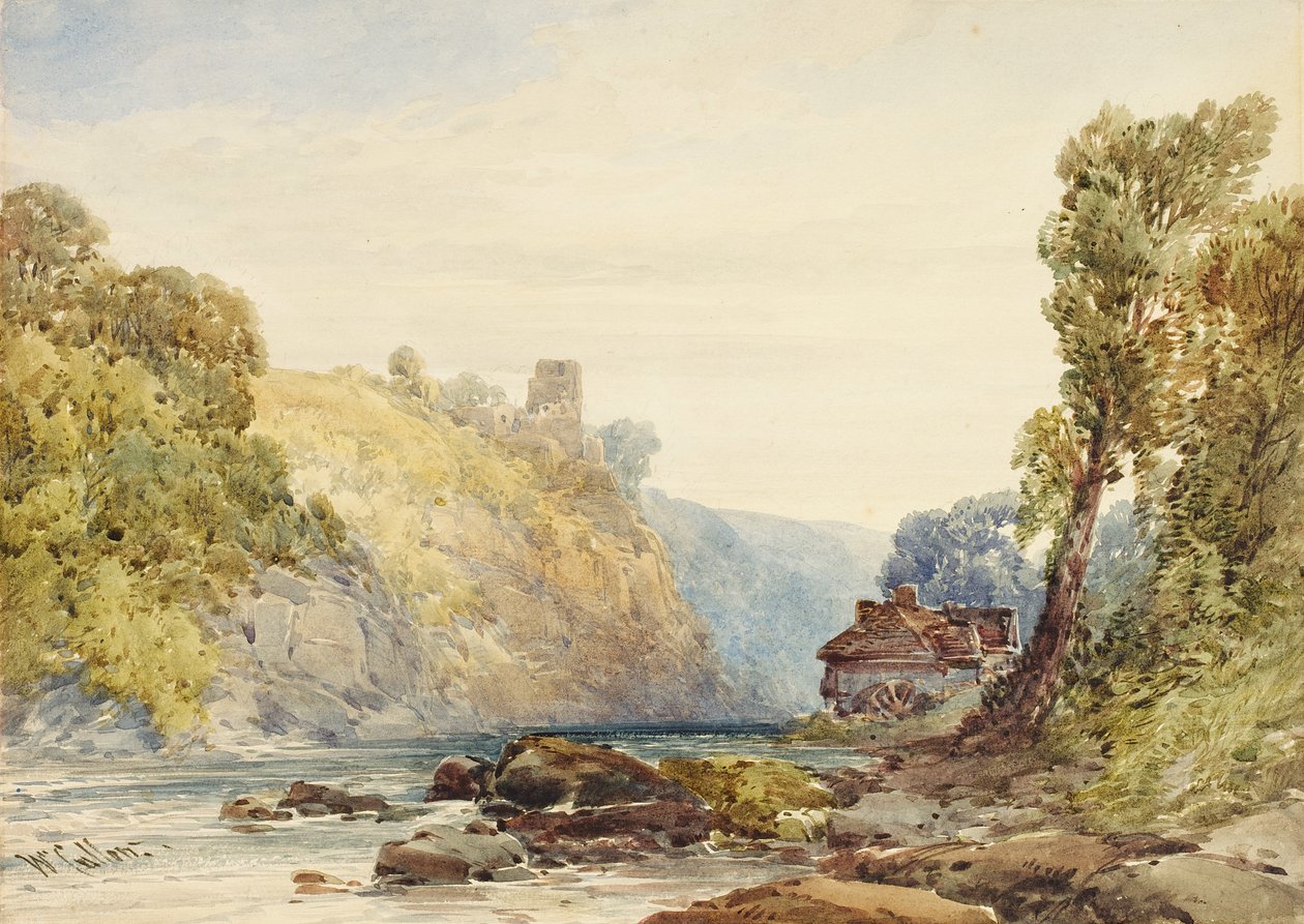 Landschapsstudie door William Callow