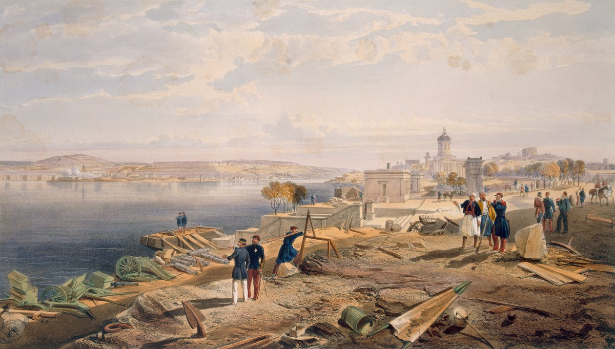 Sebastopol vanaf de achterkant van Fort Nicholas, plaat uit 