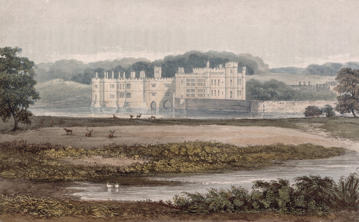Leeds Kasteel, uit R. Ackermann