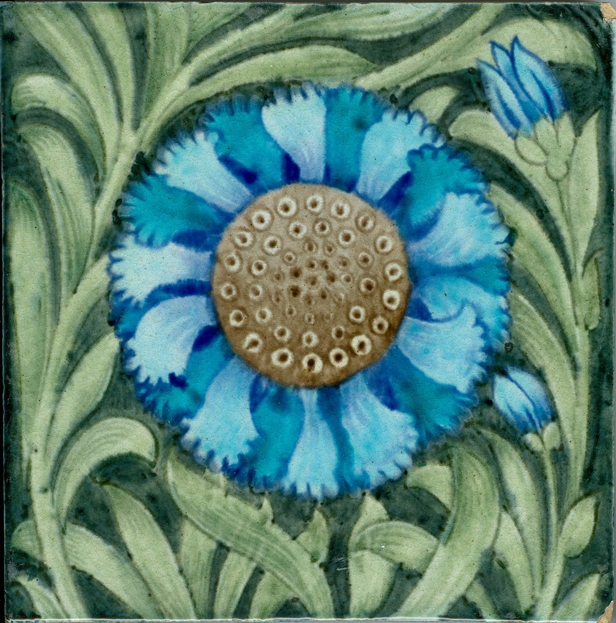 Marlborough-patroontegel door William de Morgan
