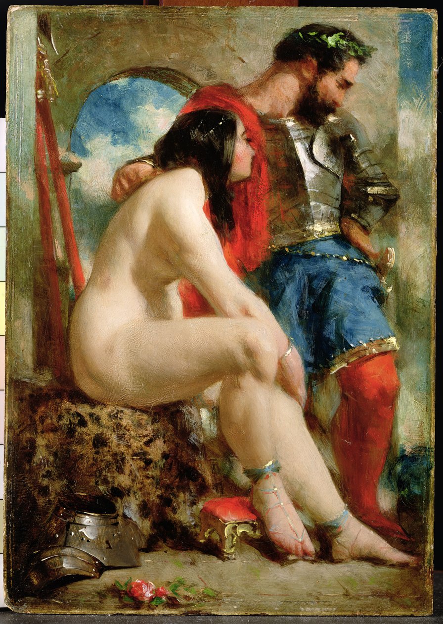 Mars en Venus door William Etty