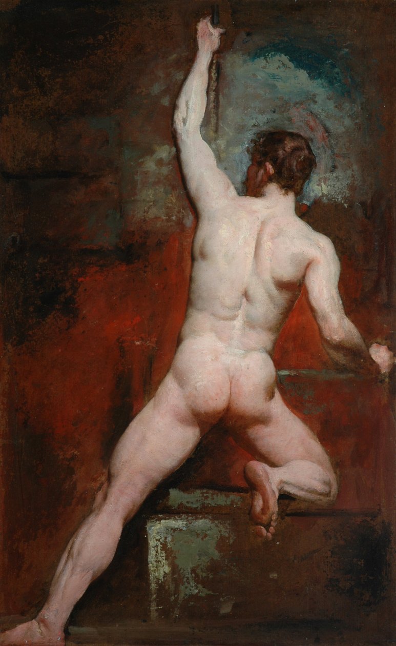 Studie van naakte man, ca. 1807-49 door William Etty