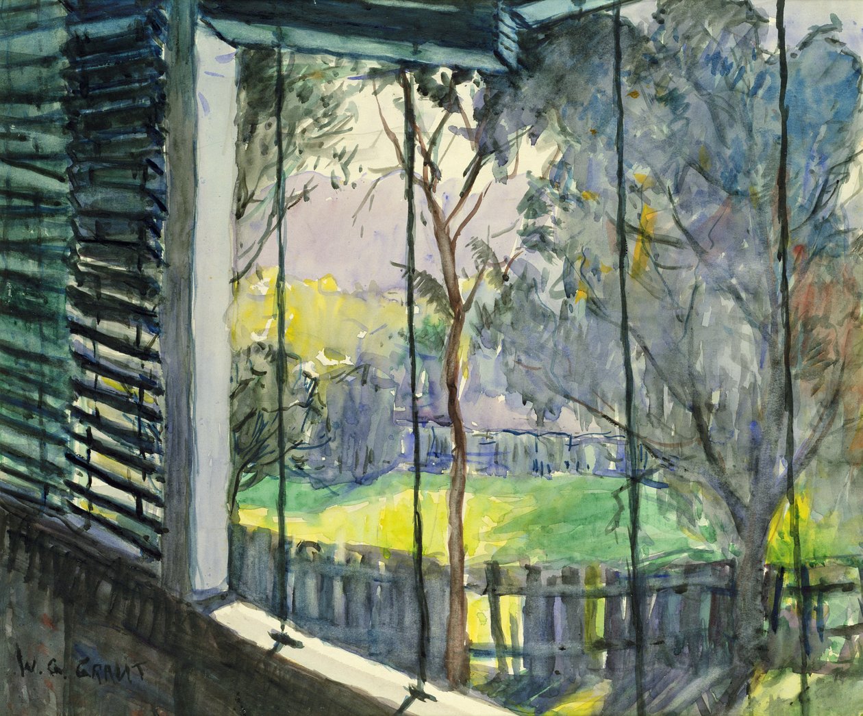 Queensland Veranda, 20e eeuw door William James Grant
