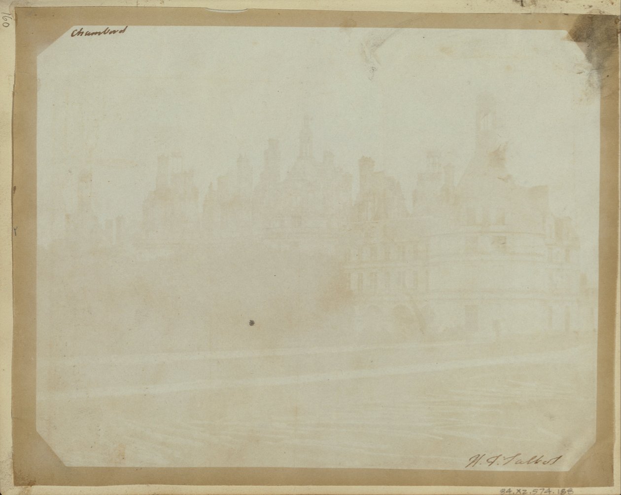 Het Kasteel van Chambord door William Henry Fox Talbot