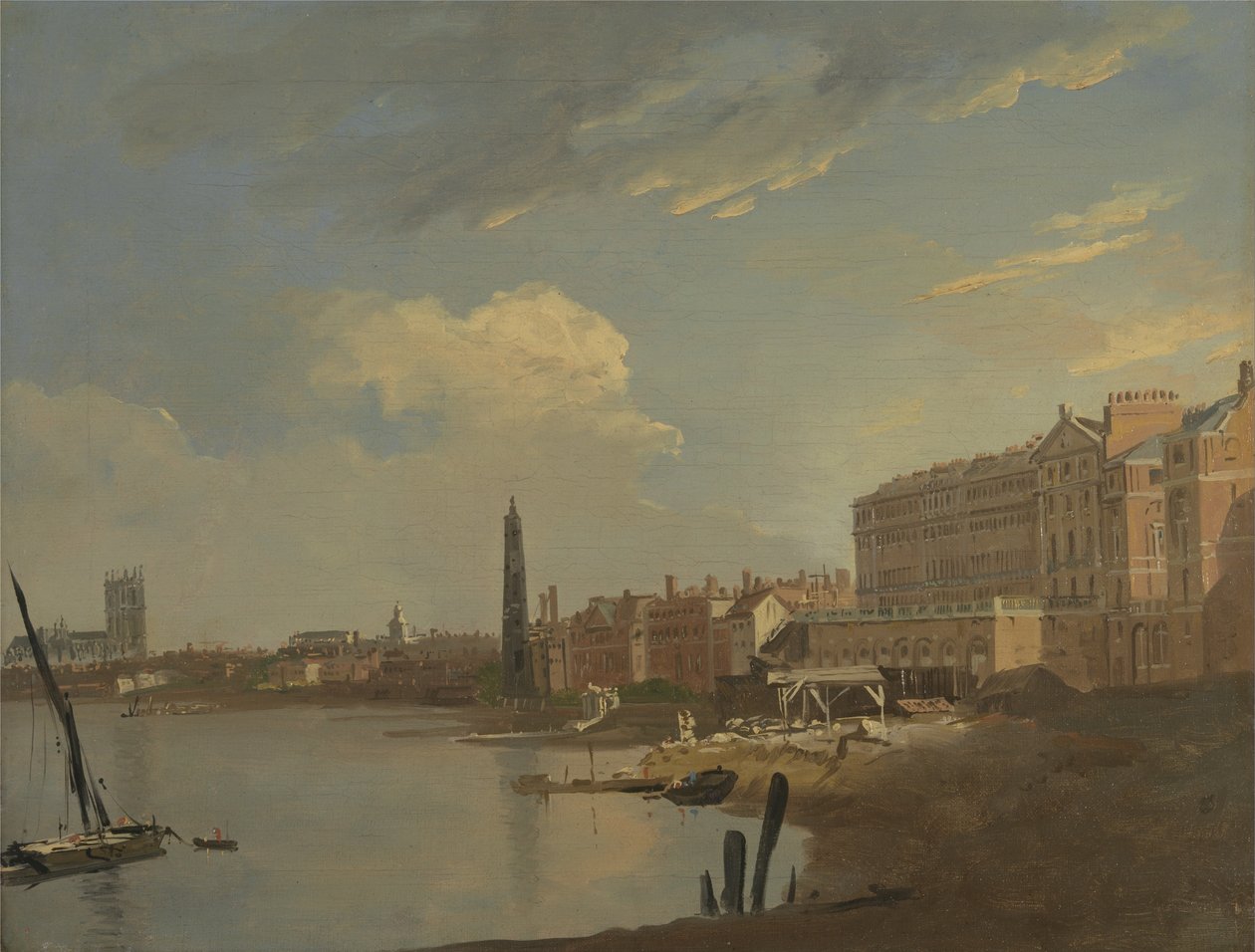 De Theems en de Adelphi door William Hodges