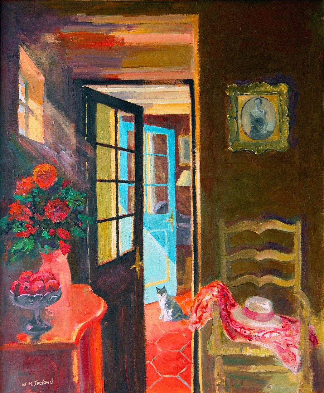 Blauwe deur, 2003 door William Ireland