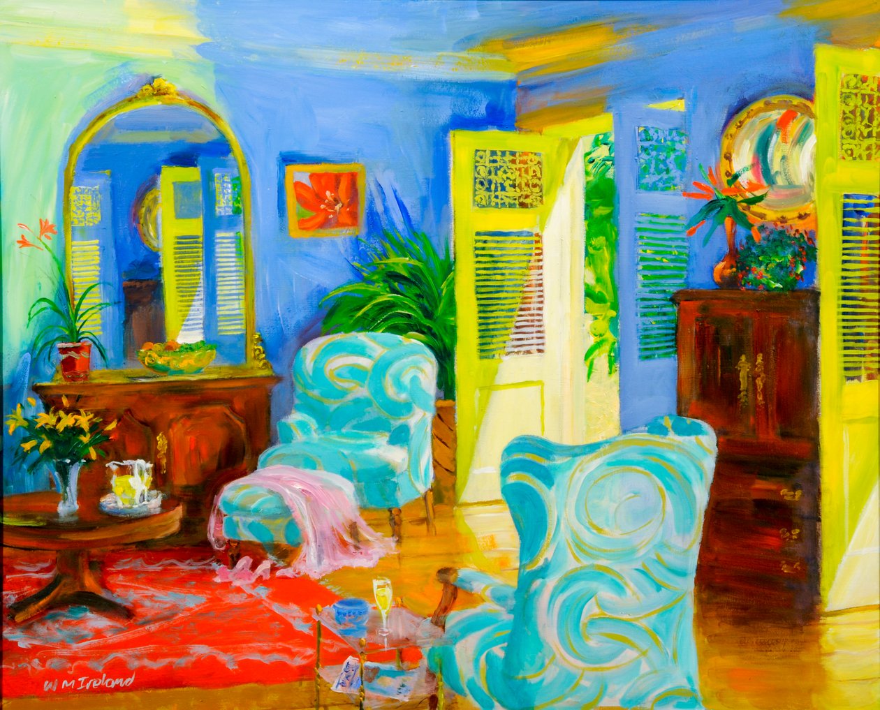 Blauwe kamer, 20078 door William Ireland