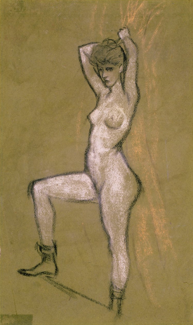 Naakt door William James Glackens