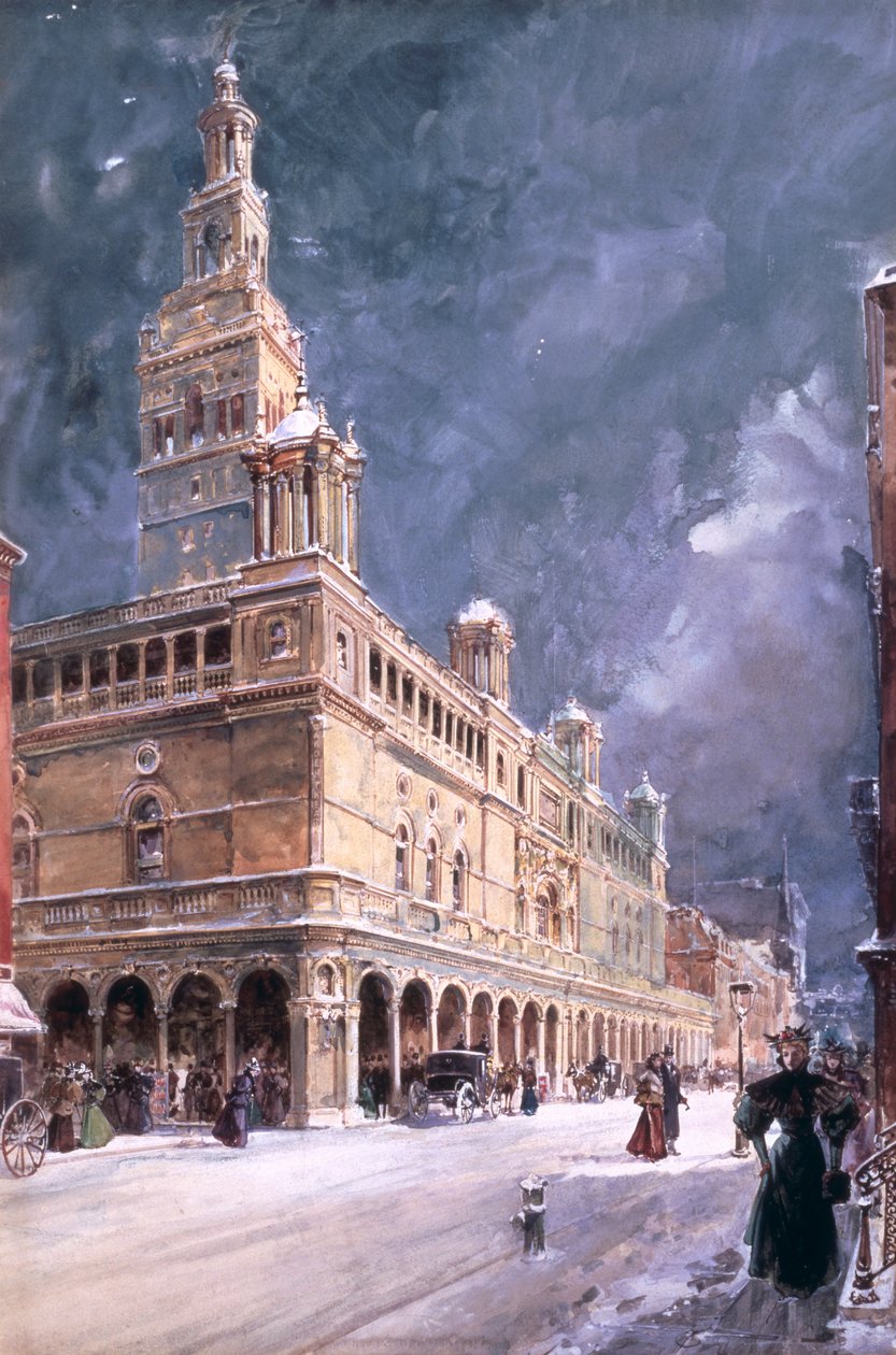 Madison Square Garden, New York, 1895 door William Louis Jnr. Sonntag