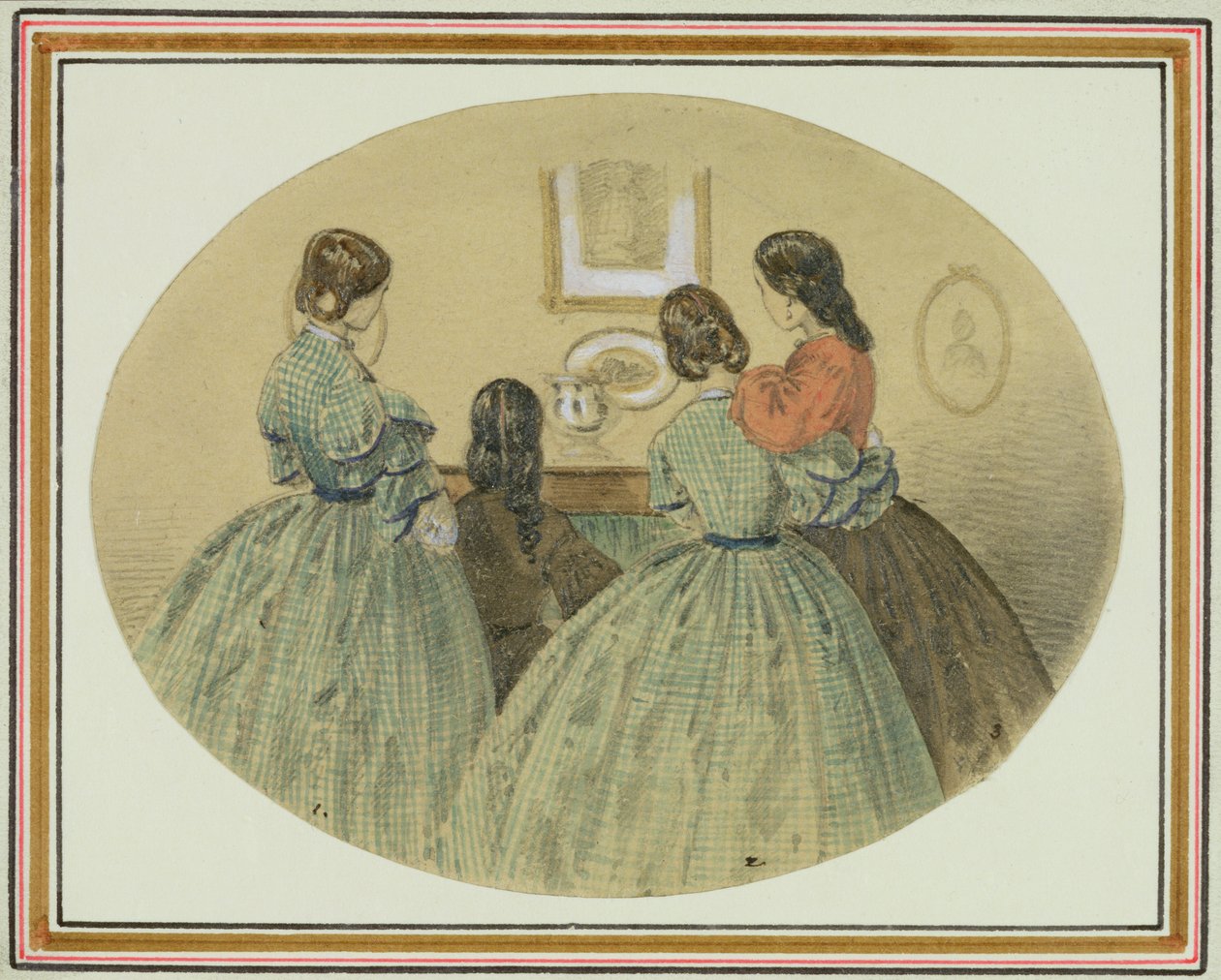 Figuren Rond een Piano door William McConnell