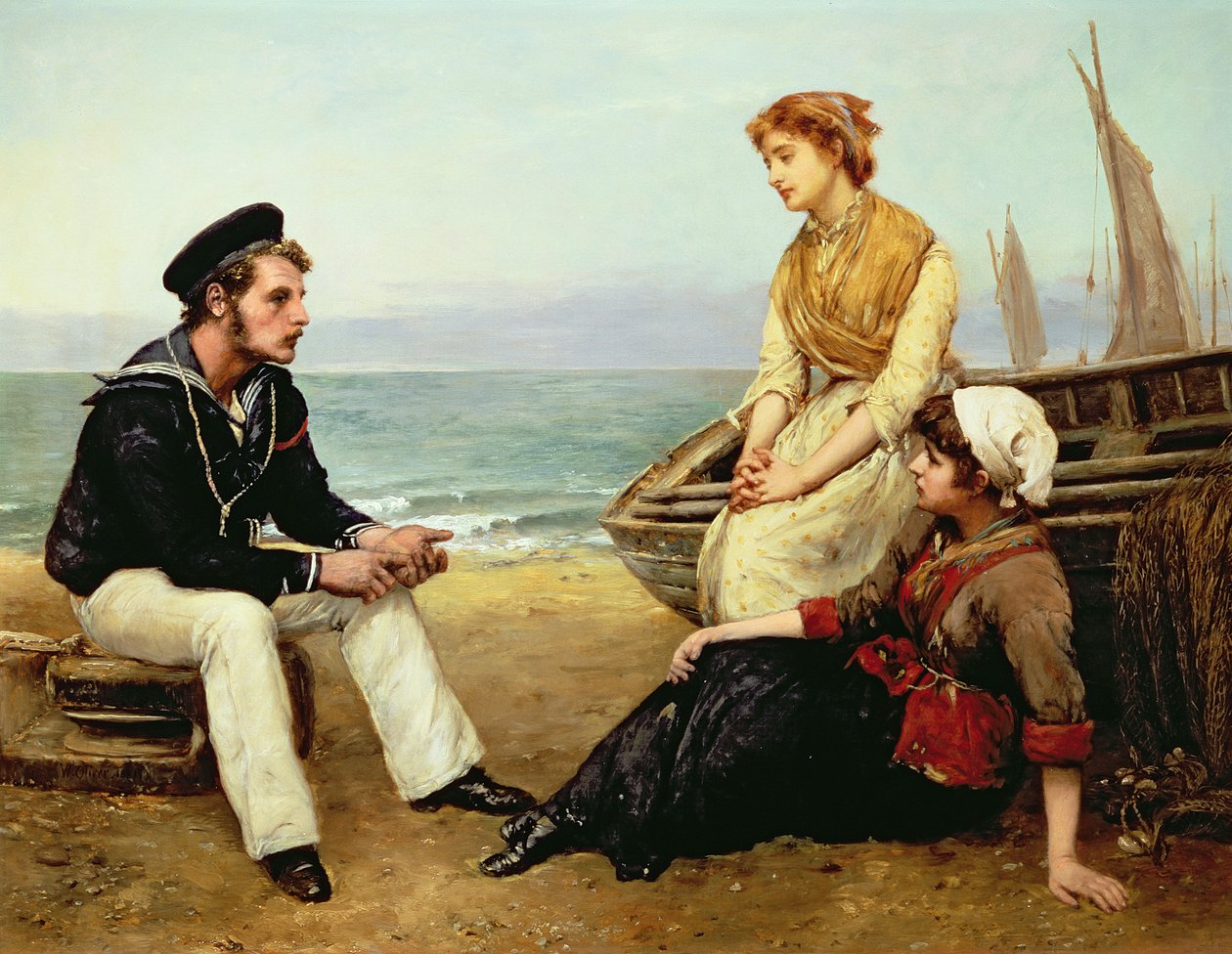 Zijn avonturen vertellen, 1881 door William Oliver