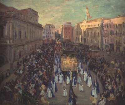 Goede Vrijdag in Sevilla door William Samuel Horton