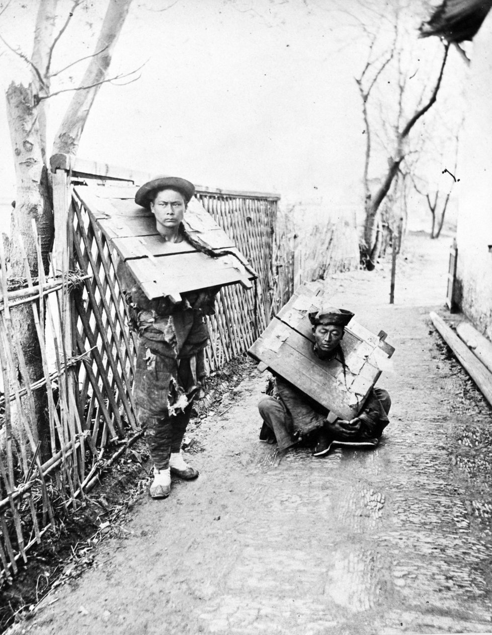 Chinese gevangenen, c.1880 door William Saunders