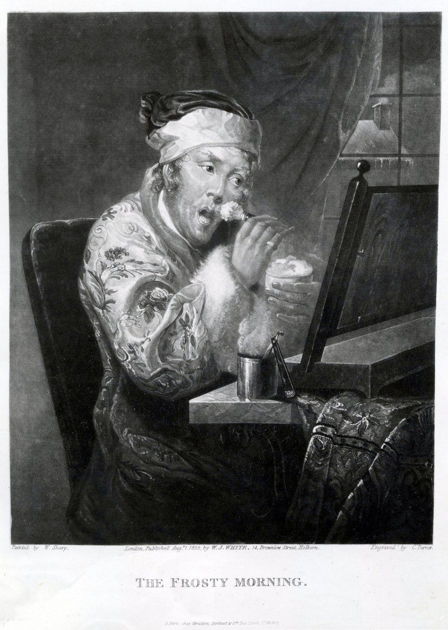 De ijzige ochtend, 1825 door William Sharp