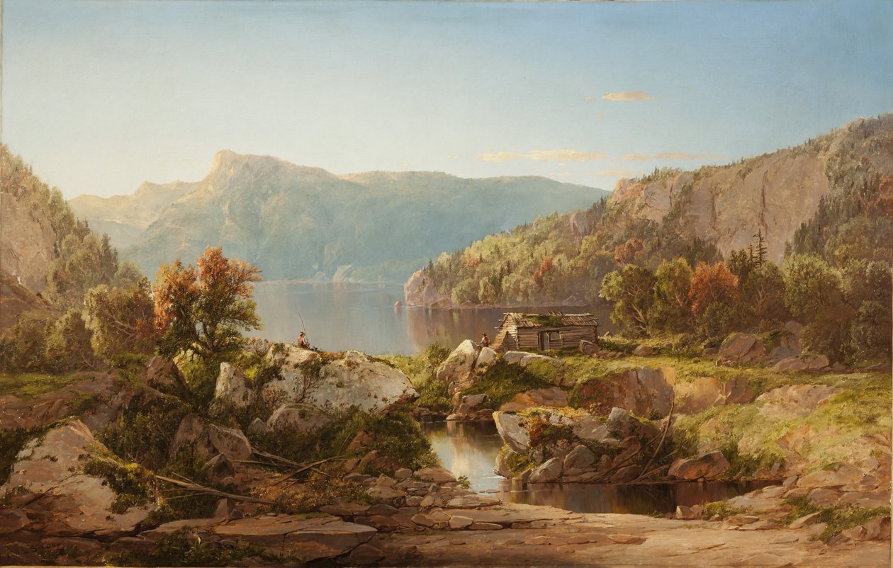 Herfstochtend aan de Potomac, ca. 1860s door William Sonntag