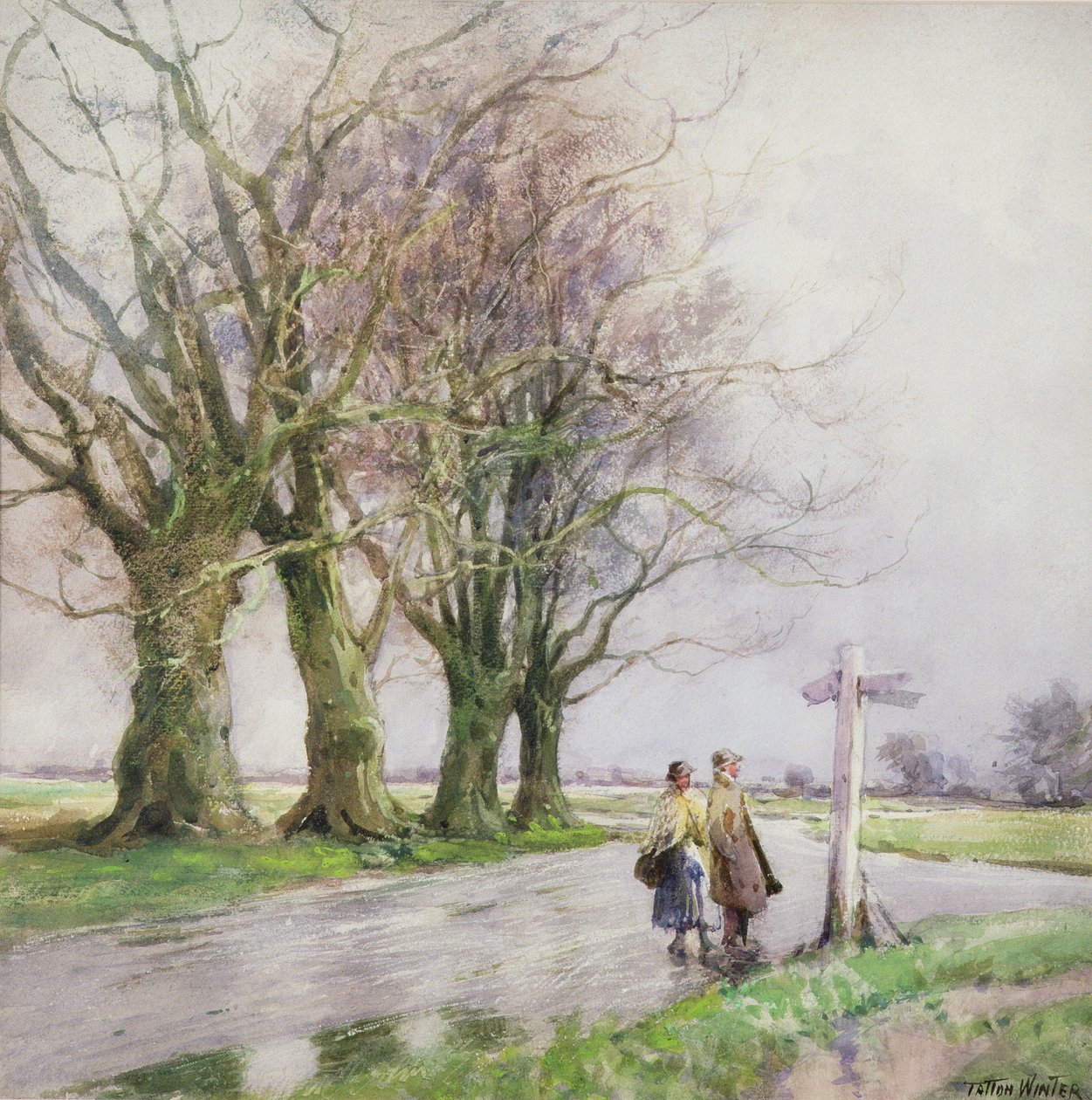 Het uithangbord door William Tatton Winter