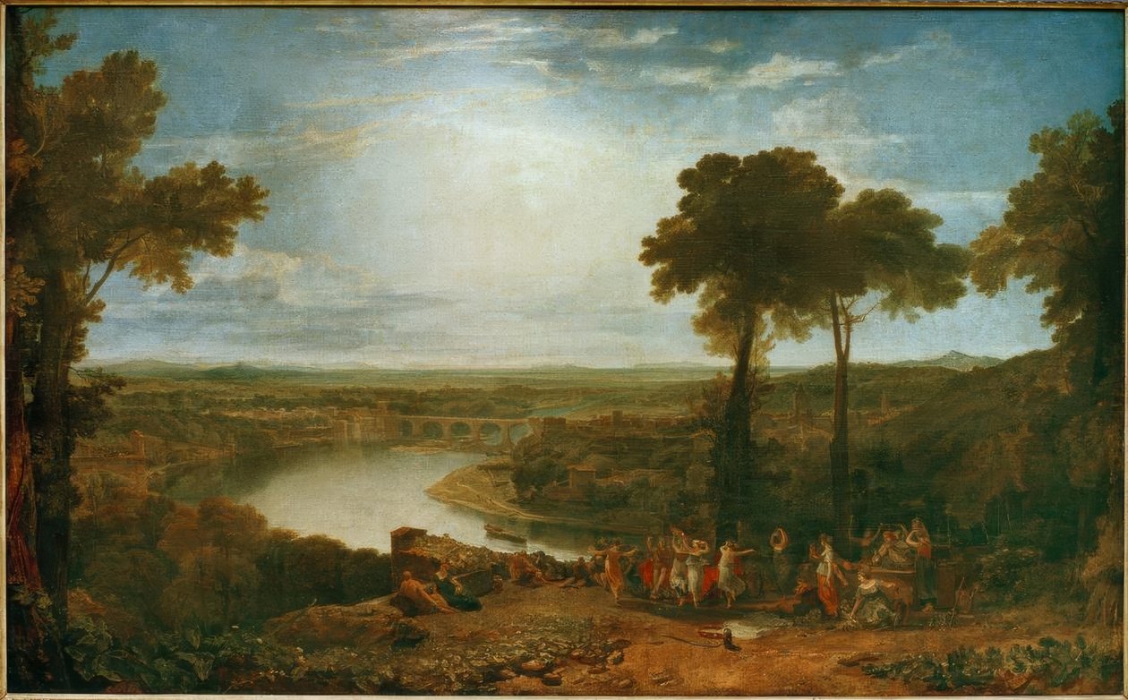 Het Festival bij de opening van de Wijnoogst in Maçon door Joseph Mallord William Turner