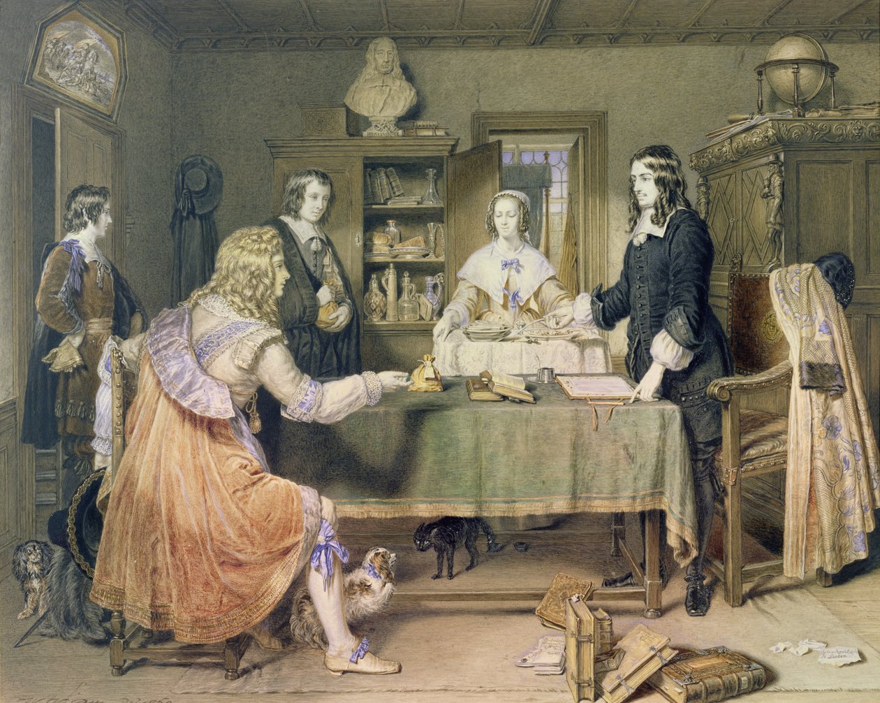 De Verleiding van Andrew Marvell, 1860 door William Vandyke Patten