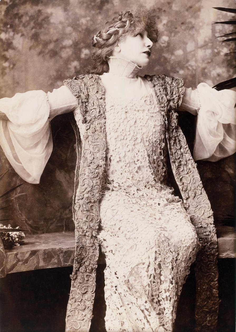 Sarah Bernhardt in Francesca de Rimini door William and Daniel Downey