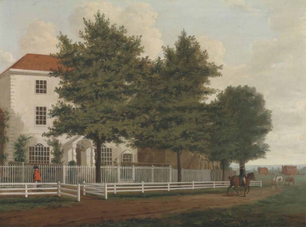 Huis op een gemeenschappelijke grond, c.1770-80 door William Marlow