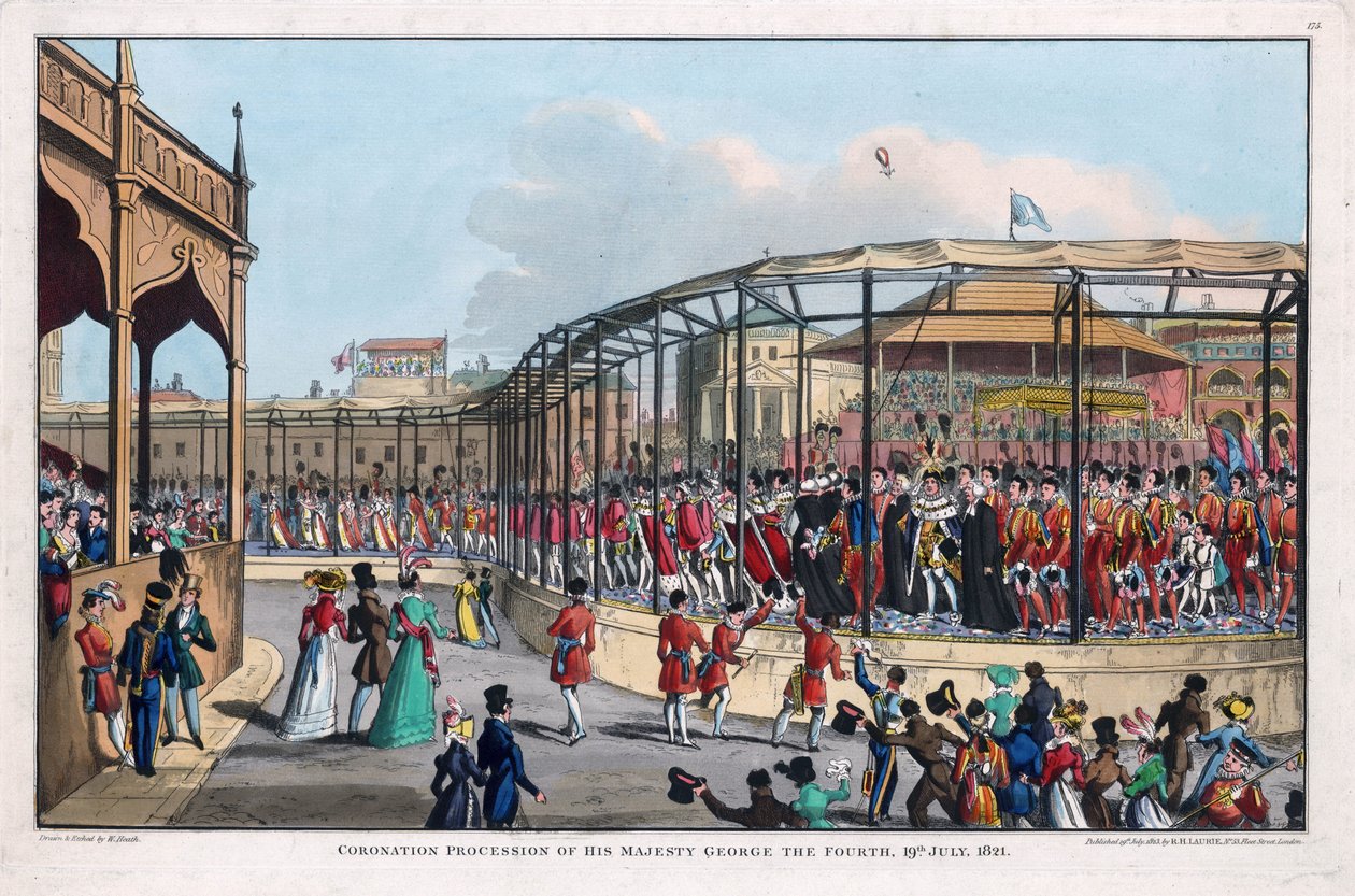 Kroningsprocessie van George IV, St James